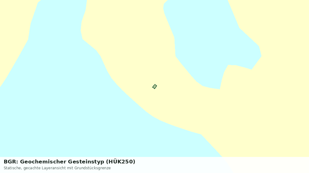 Statische Kartenansicht: BGR: Geochemischer Gesteinstyp (HÜK250)
