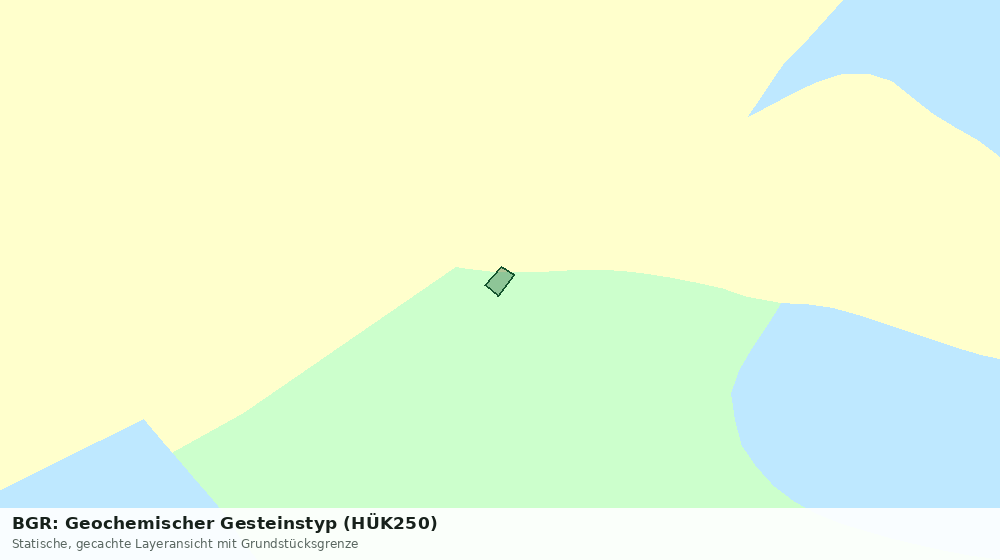 Statische Kartenansicht: BGR: Geochemischer Gesteinstyp (HÜK250)