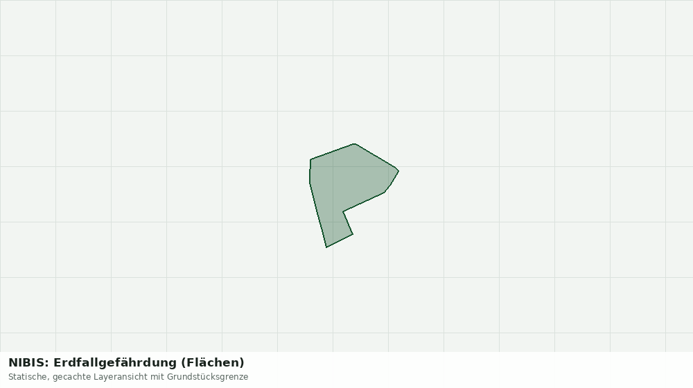 Statische Kartenansicht: NIBIS: Erdfallgefährdung (Flächen)