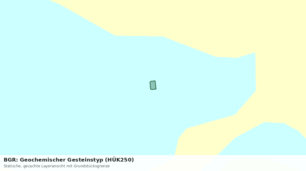 Statische Kartenansicht: BGR: Geochemischer Gesteinstyp (HÜK250)