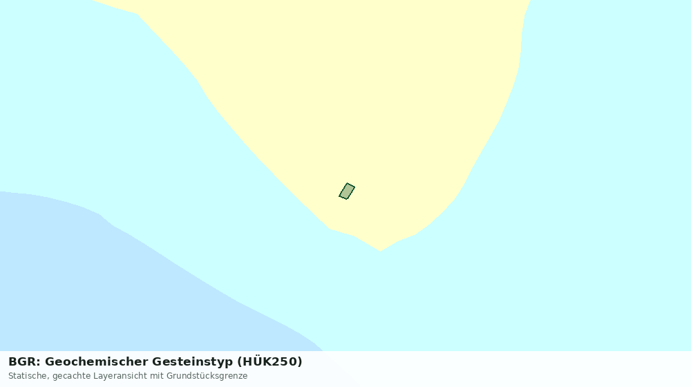 Statische Kartenansicht: BGR: Geochemischer Gesteinstyp (HÜK250)