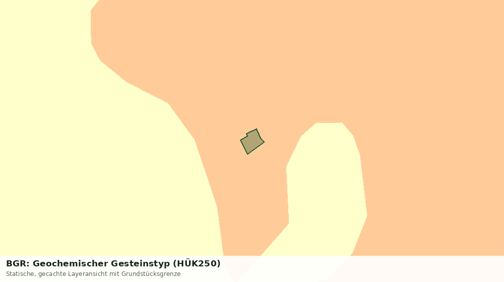 Statische Kartenansicht: BGR: Geochemischer Gesteinstyp (HÜK250)