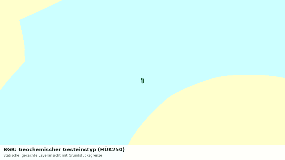 Statische Kartenansicht: BGR: Geochemischer Gesteinstyp (HÜK250)