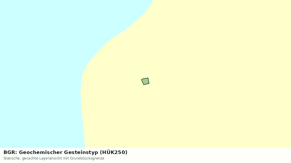 Statische Kartenansicht: BGR: Geochemischer Gesteinstyp (HÜK250)