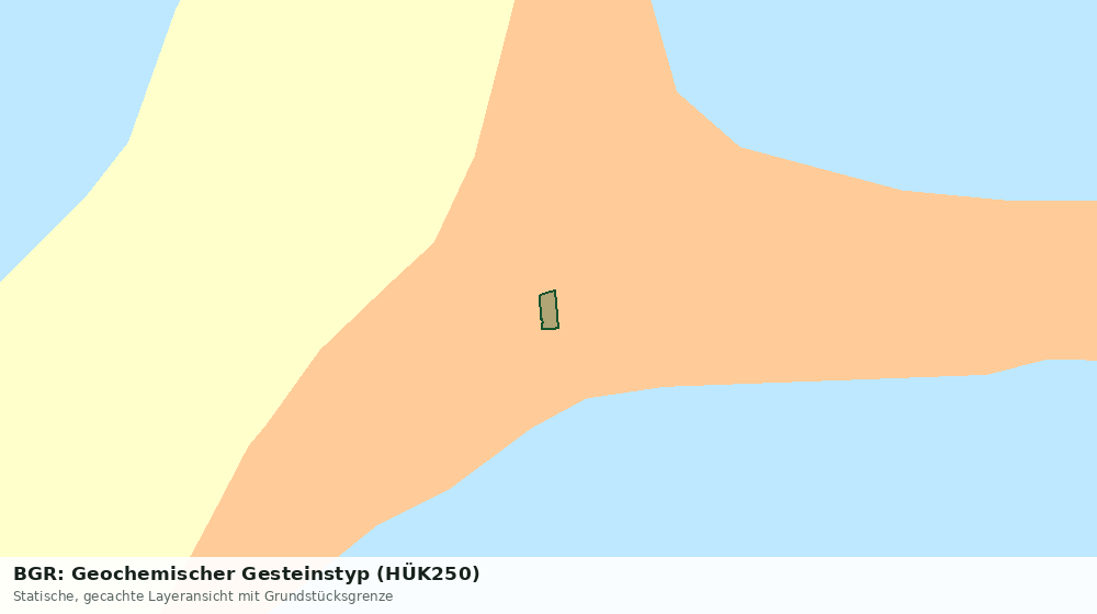 Statische Kartenansicht: BGR: Geochemischer Gesteinstyp (HÜK250)