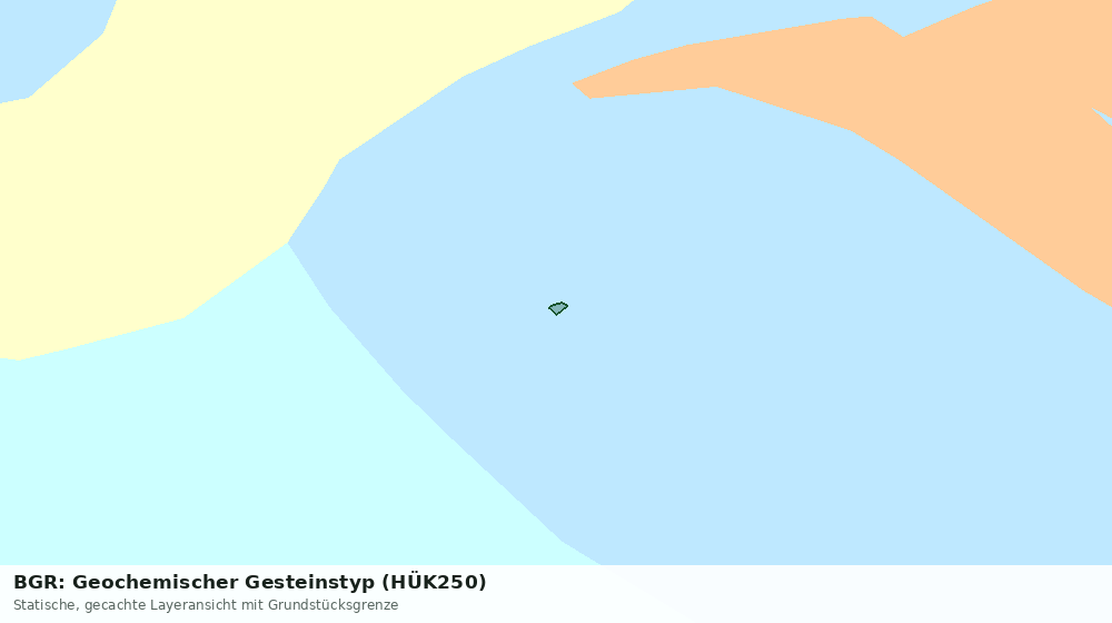 Statische Kartenansicht: BGR: Geochemischer Gesteinstyp (HÜK250)