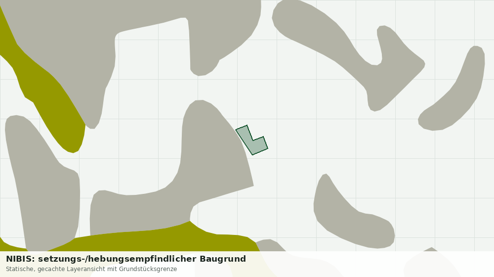 Statische Kartenansicht: NIBIS: setzungs-/hebungsempfindlicher Baugrund