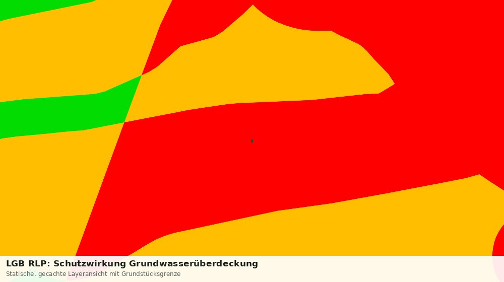 Statische Kartenansicht: LGB RLP: Schutzwirkung Grundwasserüberdeckung