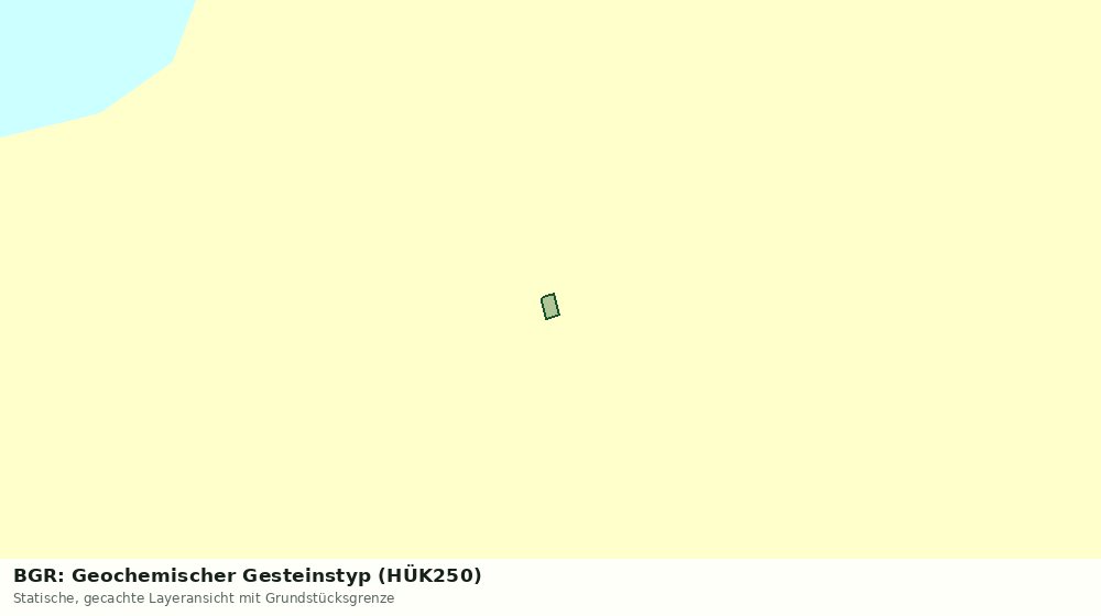 Statische Kartenansicht: BGR: Geochemischer Gesteinstyp (HÜK250)