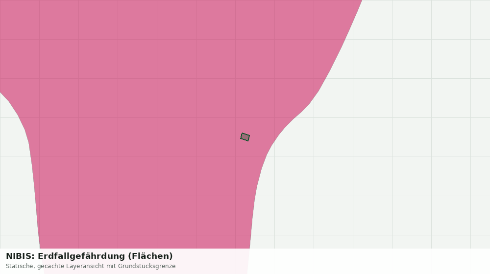 Statische Kartenansicht: NIBIS: Erdfallgefährdung (Flächen)