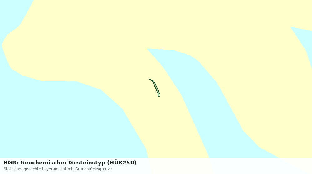 Statische Kartenansicht: BGR: Geochemischer Gesteinstyp (HÜK250)