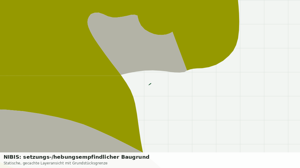 Statische Kartenansicht: NIBIS: setzungs-/hebungsempfindlicher Baugrund