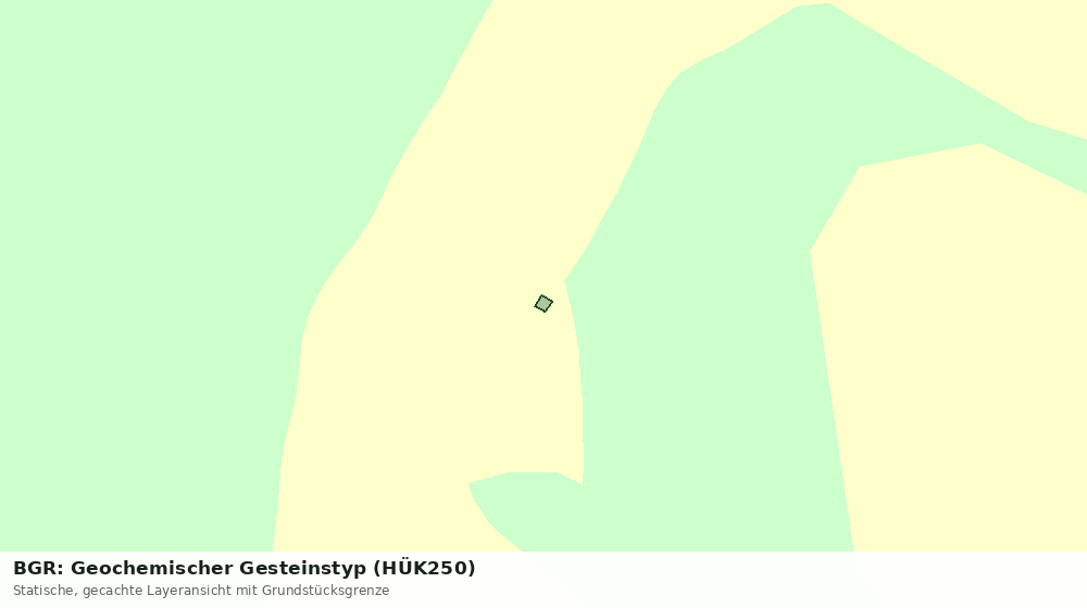 Statische Kartenansicht: BGR: Geochemischer Gesteinstyp (HÜK250)