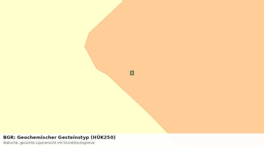 Statische Kartenansicht: BGR: Geochemischer Gesteinstyp (HÜK250)