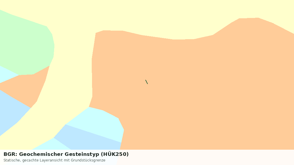Statische Kartenansicht: BGR: Geochemischer Gesteinstyp (HÜK250)