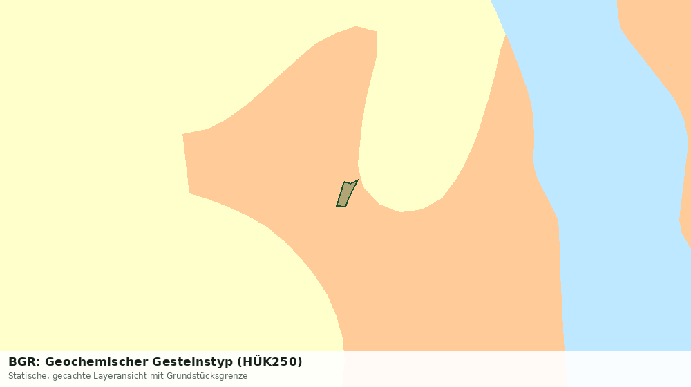 Statische Kartenansicht: BGR: Geochemischer Gesteinstyp (HÜK250)