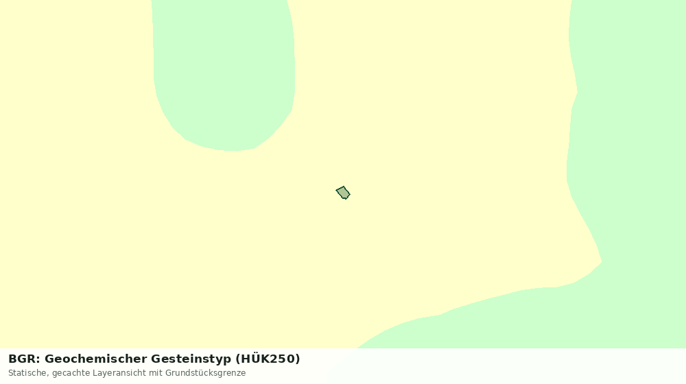 Statische Kartenansicht: BGR: Geochemischer Gesteinstyp (HÜK250)