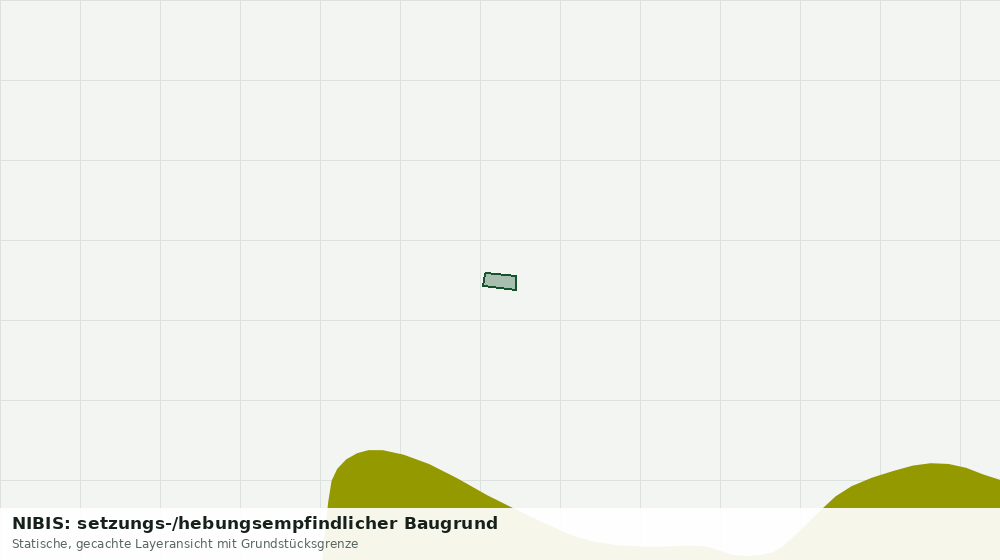 Statische Kartenansicht: NIBIS: setzungs-/hebungsempfindlicher Baugrund