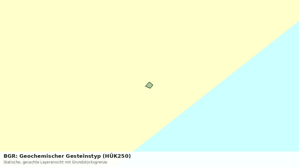 Statische Kartenansicht: BGR: Geochemischer Gesteinstyp (HÜK250)