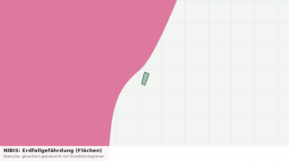 Statische Kartenansicht: NIBIS: Erdfallgefährdung (Flächen)