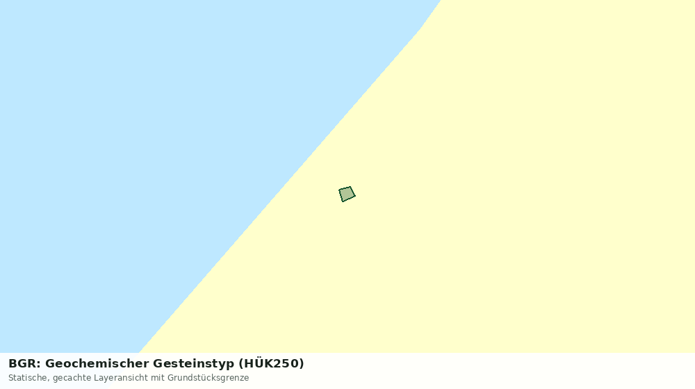 Statische Kartenansicht: BGR: Geochemischer Gesteinstyp (HÜK250)