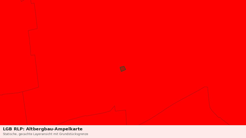 Statische Kartenansicht: LGB RLP: Altbergbau-Ampelkarte