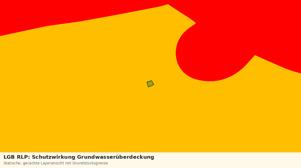 Statische Kartenansicht: LGB RLP: Schutzwirkung Grundwasserüberdeckung