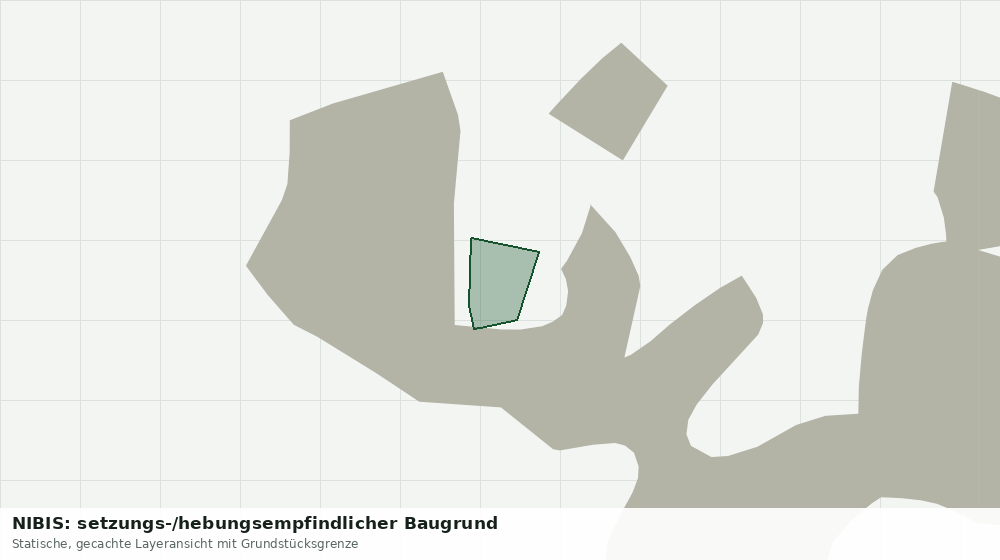 Statische Kartenansicht: NIBIS: setzungs-/hebungsempfindlicher Baugrund