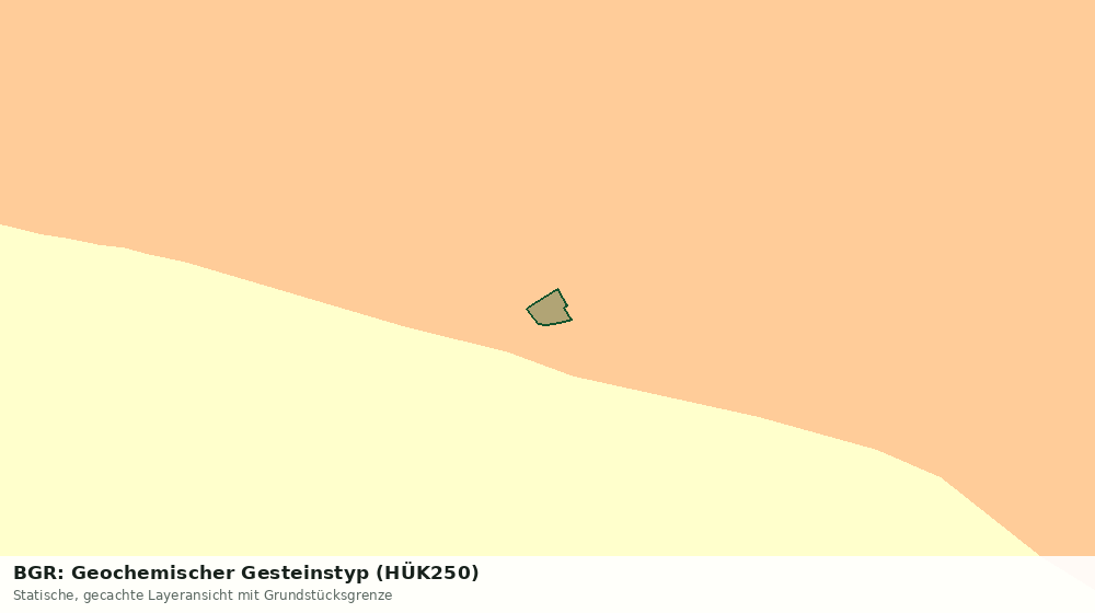 Statische Kartenansicht: BGR: Geochemischer Gesteinstyp (HÜK250)