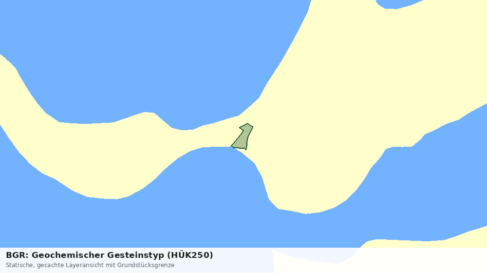Statische Kartenansicht: BGR: Geochemischer Gesteinstyp (HÜK250)