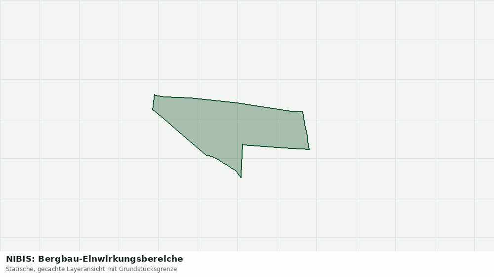 Statische Kartenansicht: NIBIS: Bergbau-Einwirkungsbereiche