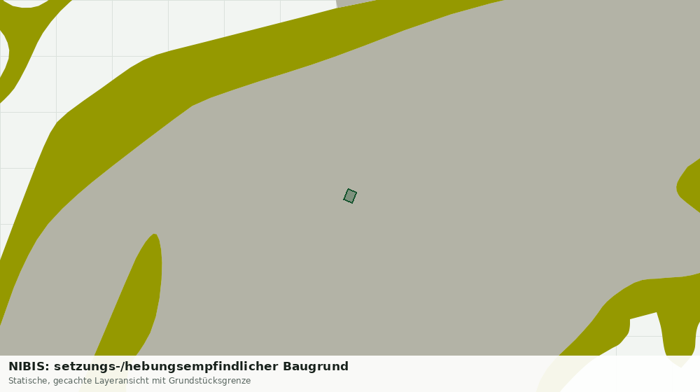 Statische Kartenansicht: NIBIS: setzungs-/hebungsempfindlicher Baugrund