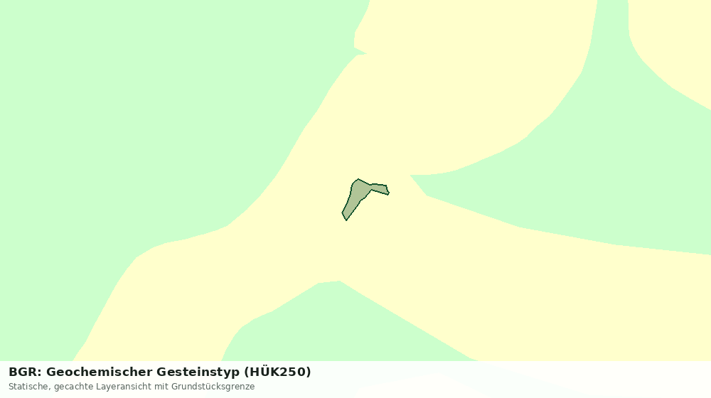 Statische Kartenansicht: BGR: Geochemischer Gesteinstyp (HÜK250)