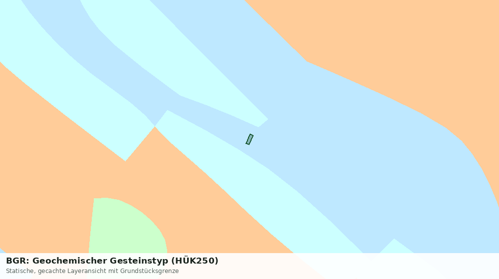Statische Kartenansicht: BGR: Geochemischer Gesteinstyp (HÜK250)