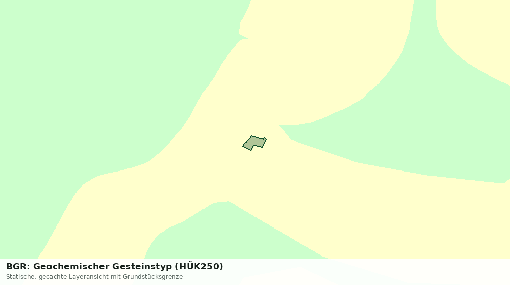 Statische Kartenansicht: BGR: Geochemischer Gesteinstyp (HÜK250)