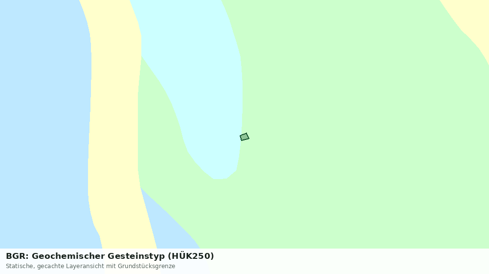 Statische Kartenansicht: BGR: Geochemischer Gesteinstyp (HÜK250)