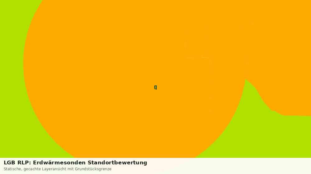 Statische Kartenansicht: LGB RLP: Erdwärmesonden Standortbewertung