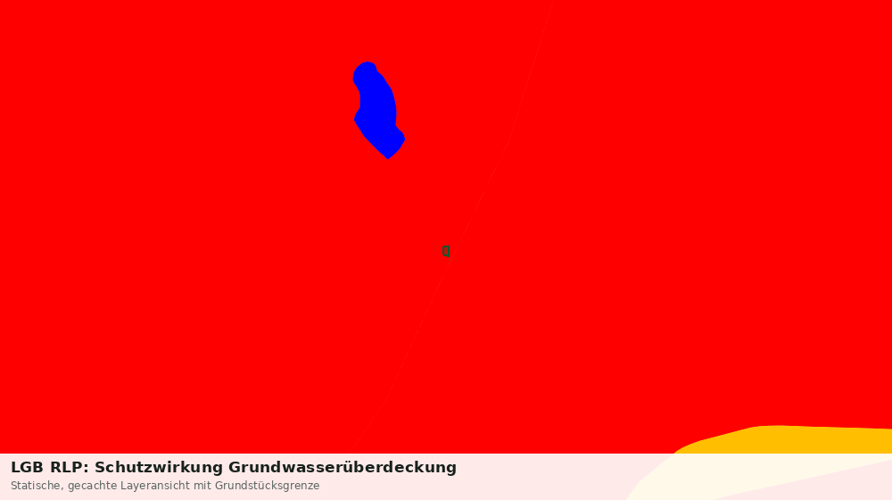 Statische Kartenansicht: LGB RLP: Schutzwirkung Grundwasserüberdeckung