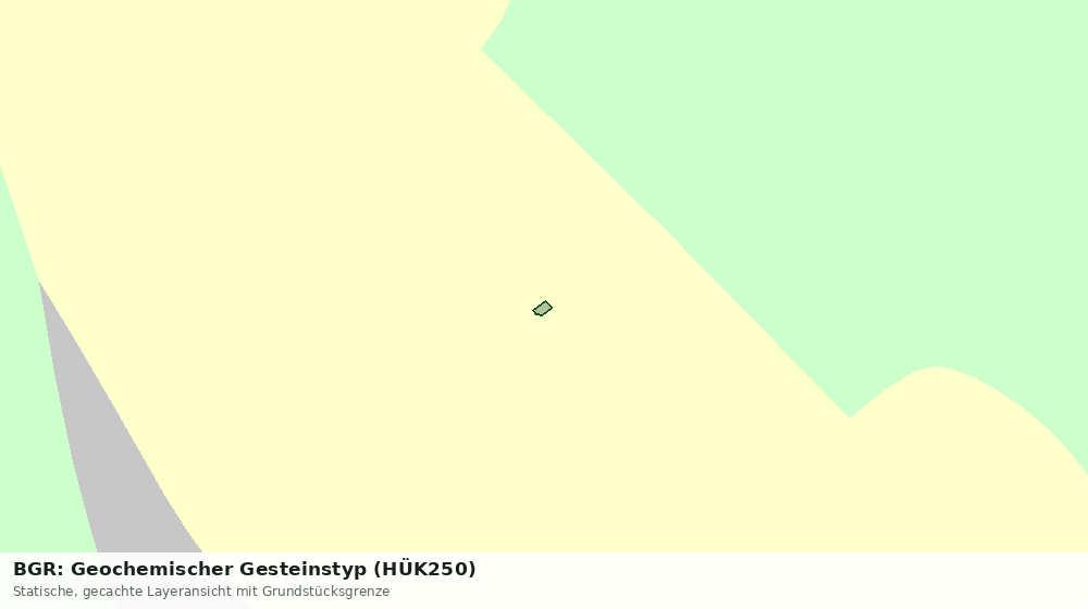 Statische Kartenansicht: BGR: Geochemischer Gesteinstyp (HÜK250)