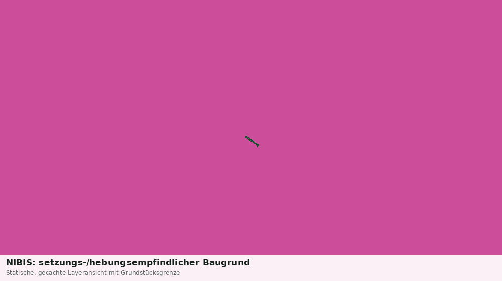 Statische Kartenansicht: NIBIS: setzungs-/hebungsempfindlicher Baugrund