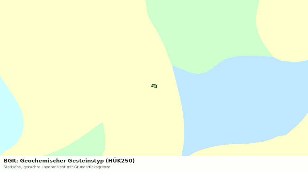 Statische Kartenansicht: BGR: Geochemischer Gesteinstyp (HÜK250)