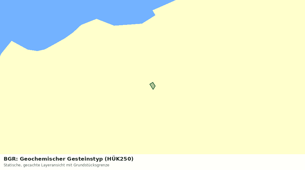 Statische Kartenansicht: BGR: Geochemischer Gesteinstyp (HÜK250)