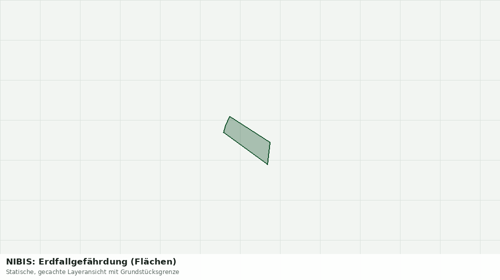 Statische Kartenansicht: NIBIS: Erdfallgefährdung (Flächen)