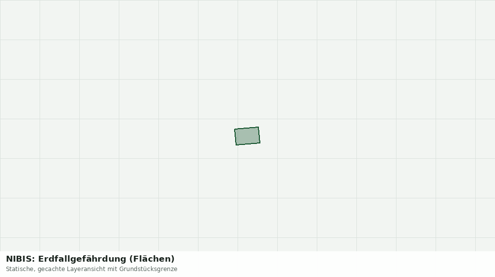 Statische Kartenansicht: NIBIS: Erdfallgefährdung (Flächen)