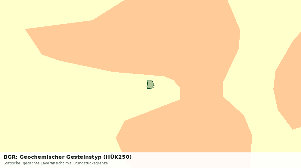 Statische Kartenansicht: BGR: Geochemischer Gesteinstyp (HÜK250)