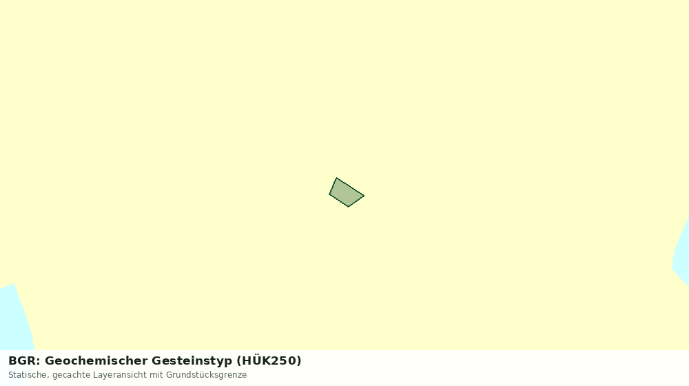 Statische Kartenansicht: BGR: Geochemischer Gesteinstyp (HÜK250)