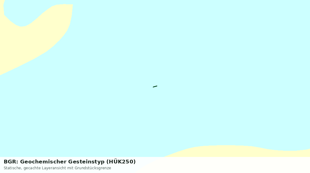 Statische Kartenansicht: BGR: Geochemischer Gesteinstyp (HÜK250)