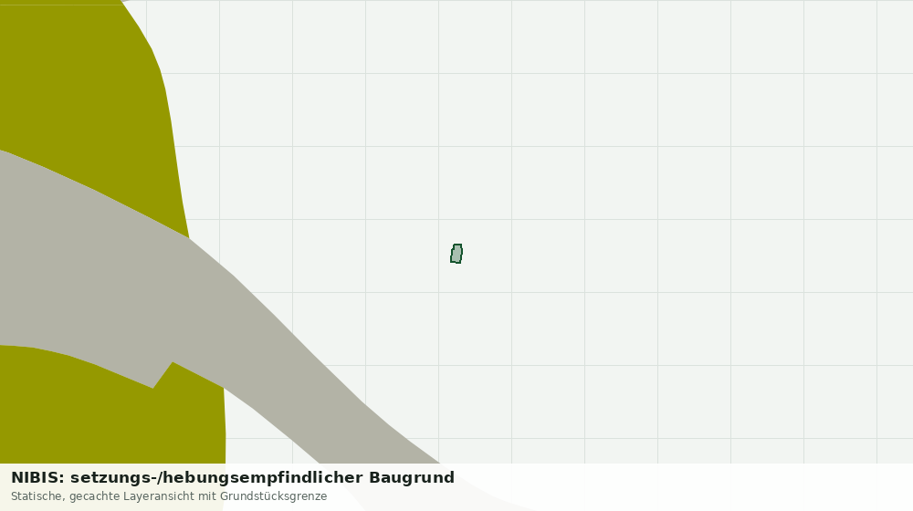 Statische Kartenansicht: NIBIS: setzungs-/hebungsempfindlicher Baugrund