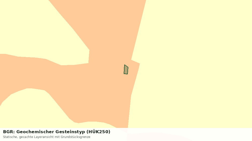 Statische Kartenansicht: BGR: Geochemischer Gesteinstyp (HÜK250)