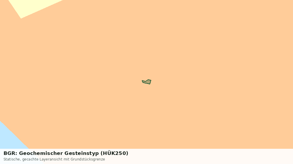 Statische Kartenansicht: BGR: Geochemischer Gesteinstyp (HÜK250)